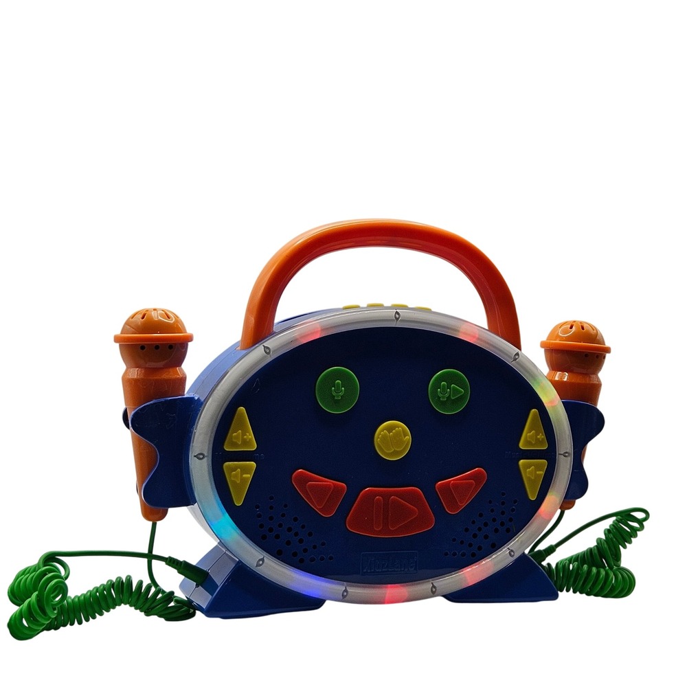 KidzLane‎ Kids Karaoke Machine with 2 Microphones and Lights HTF